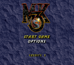 Mortal Kombat 3 (Europe) Title Screen